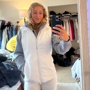 another mile white lululemon vest, only worn once! size 8